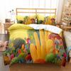 Cactus Duvet Cover Set Desert Plants Pattern Comforter Cover Double Single Size For Kids Teens Adults Bedding Set Quilt Cover