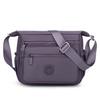 Women's Bag Multi-Layer Zipper Shoulder Bag Nylon Crossbody Bag