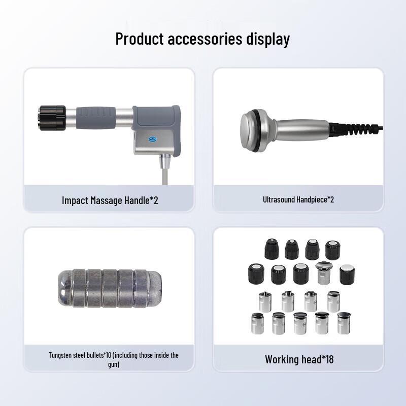 HAOMENG Shockwave and Ultrasonic Massage Device