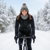 Winter Cycling Warm Hat With Ear Flaps Women Soft Beanie Fleece Lining Knit Wool Warming Hat For Cold Weather Hiking