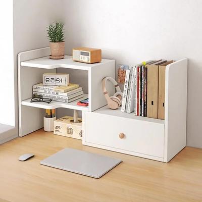 Stylish Desk Organizer - Multiple Tiers Desk Shelf with Compartments for Home Office and Dorm