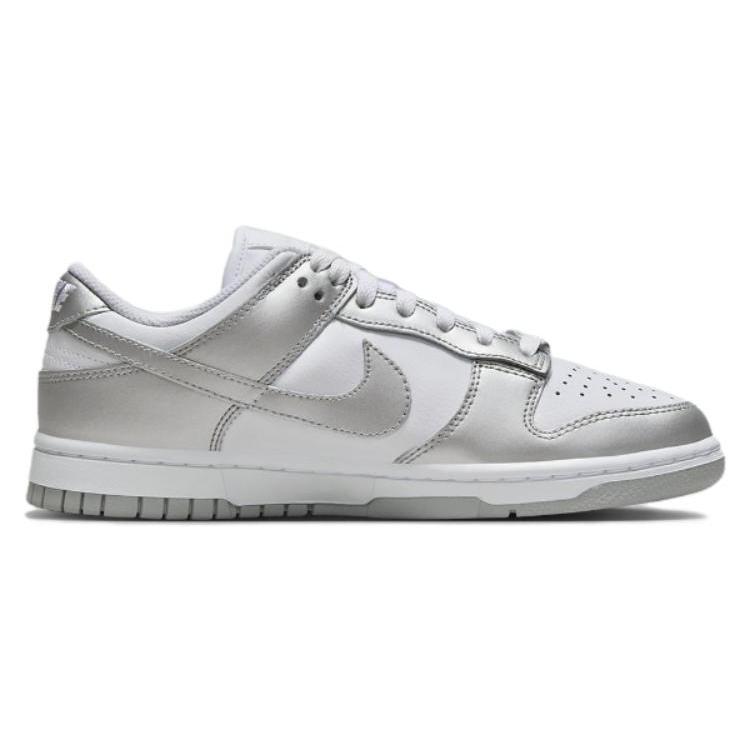New Nike Dunk Low Metallic Silver Women's FV1311-100