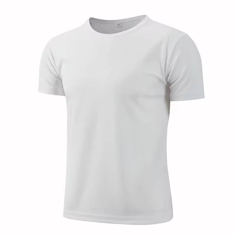 Men's Solid Color T-Shirt Breathable Casual Comfort 3D Printing