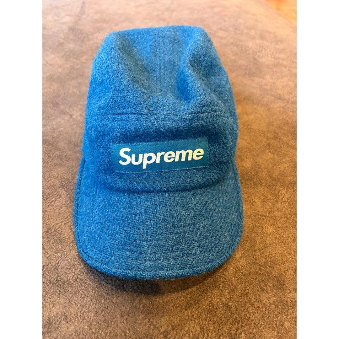 Used Supreme Camp Cap Blue