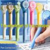 Lepusheng LPS9189 Pen-Style Correction Tape: Large Capacity, Silent, Portable, Press-to-Use - Perfect for Correcting Mistakes.