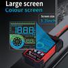 Tester Akumulatora Samochodowego 12V 24V Wykrywanie Systemu Akumulatora 3,2-calowy Kolorowy Ekran Inteligentny Analizator Akumulatora Samochodowego Narzędzie do Akumulatora Samochodowego