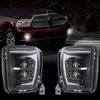 Car Accessories White DRL LED Fog Lights Assembly for Dodge Ram 1500 2013-2018