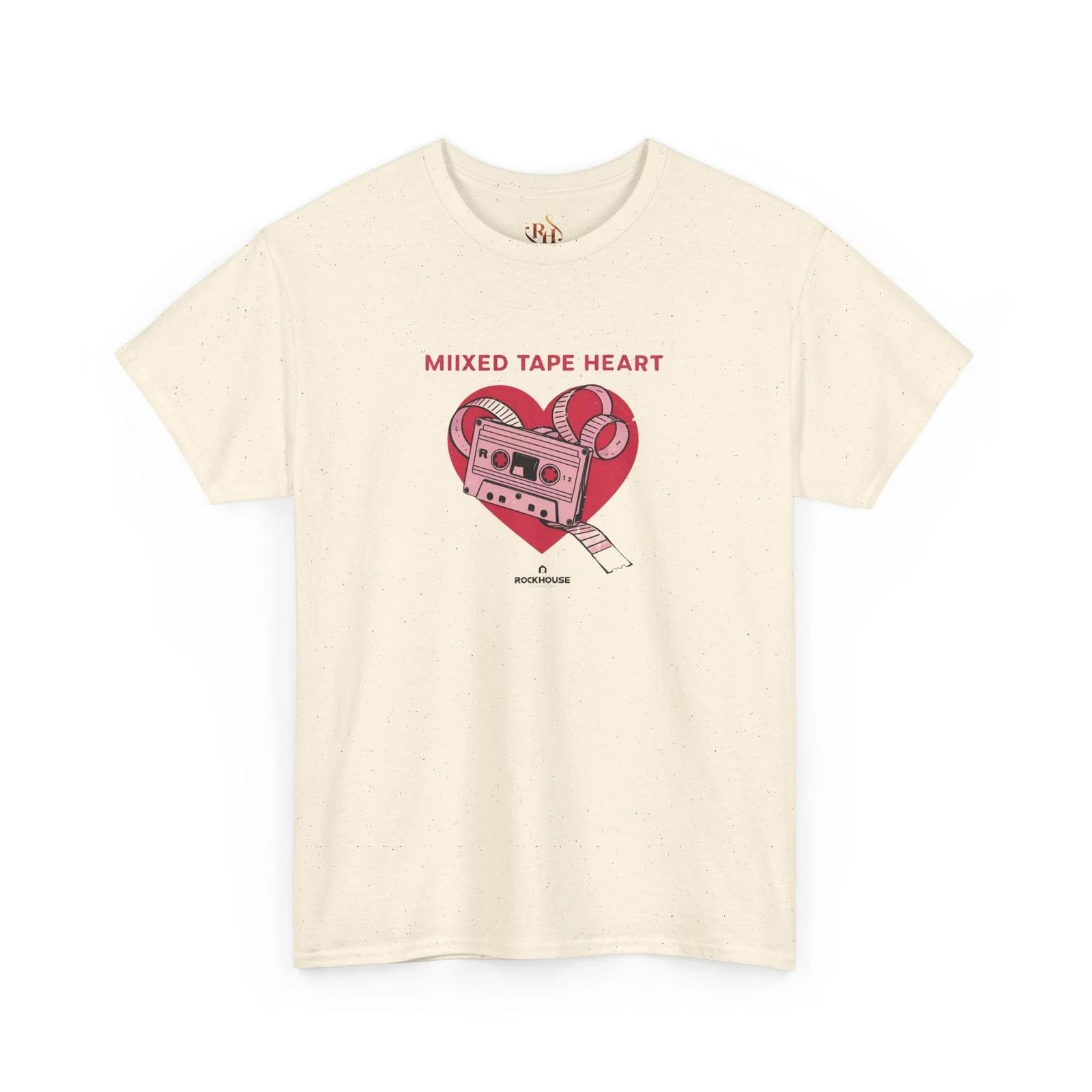 Vintage Music Lover Unisex Tee, Retro Funny Custom Designer T-Shirt Gift Heart T 4XL