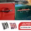 Car Door Handle Covers Sticker For Mini Cooper S JCW For R55 Clubman 4 Doors 2007-2014 Handle Protection Shell Auto Accessories