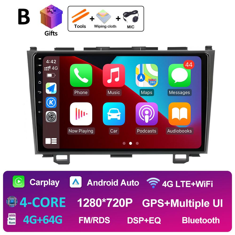 GPS Navigation For Honda CR-V 3 RE CRV 2007 2008 2009 2010 2011 WIFI 9 Inch Android Car Radio Multimedia Video Player Auto Tools