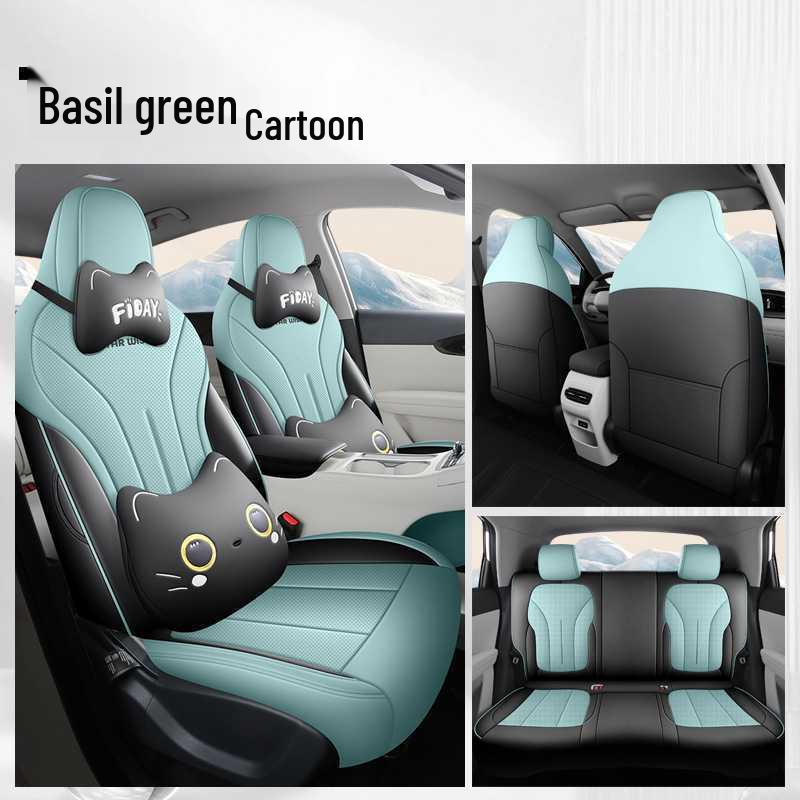 2026 Universal Leather Car Seat Cushion - All-Season Full Coverage for Geely Xingyuan