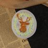 Handmade Silicone Mold for Christmas Reindeer Wreath Soap and Cake Decoration