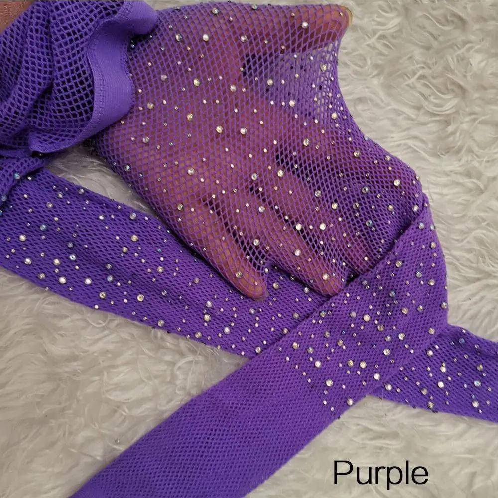 Trendy Shiny Fishnet Tights Small Mesh Glitter Pantyhose Hot-drilled Thin Stockings Women Girl