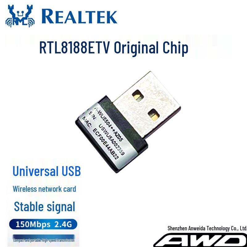 

MT7921 USB WiFi 6 Wireless Network Card for Desktop, 5G Compatibility, Linux Ubuntu Support