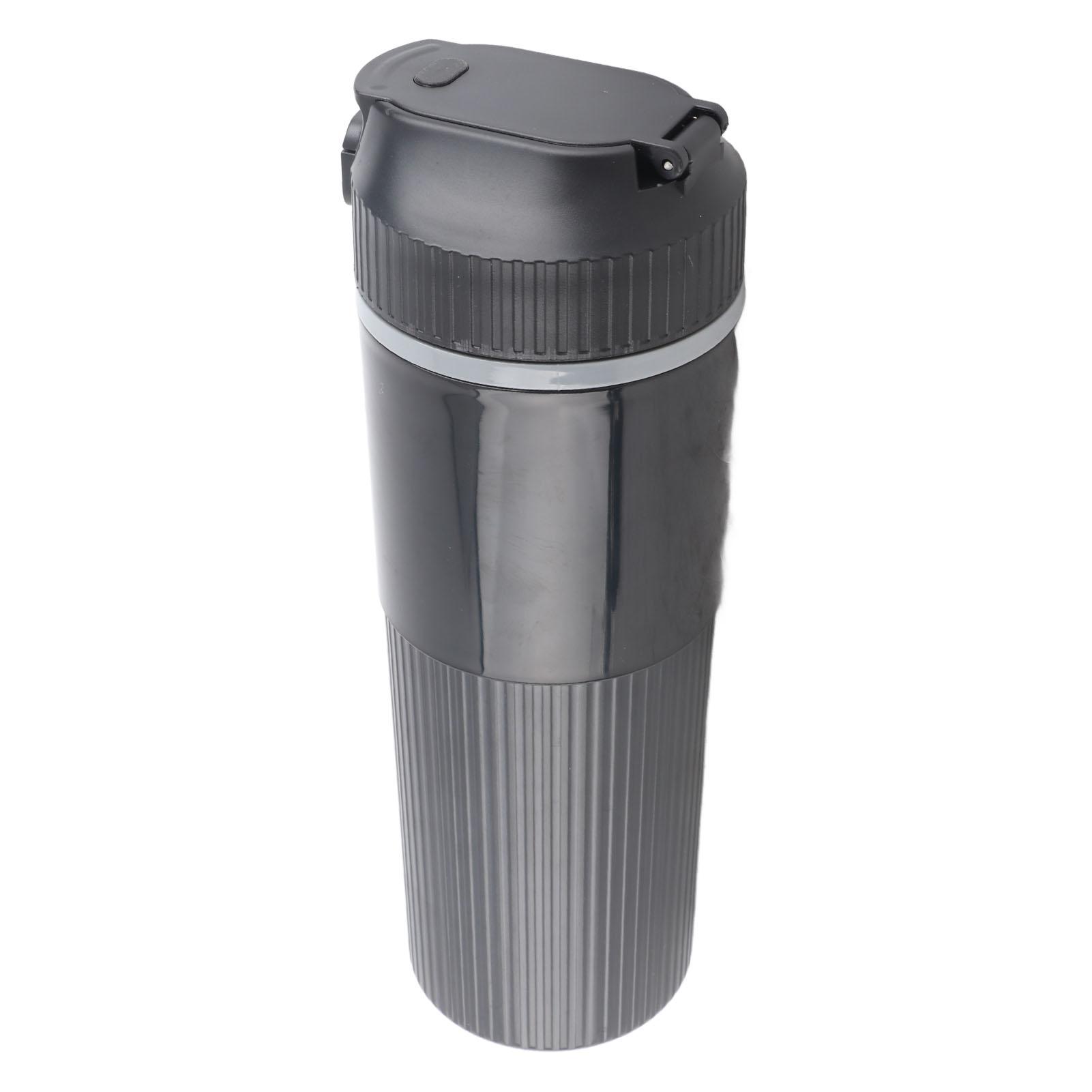 

Car Electric Kettle 500ml Car Heating Cup Stainless Steel Intelligent Temperature Display Electric Heating Mug with Cigarette Lighter