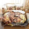 ZENONZARD Bedding Set Printed Duvet Cover Pillowcase Single Double Style Queen King Size Sets Anime Bed Sheet Set