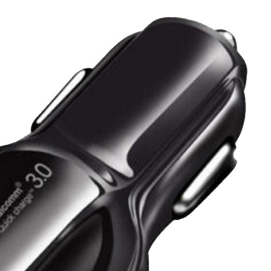 USB Charger 12/24V Universal LED Indicator Dual Port Fast Charging QC3.0 Bowling Car Charger