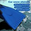 Car Ice Scrapers Silicone Car Snow Shovel Soft Handle Ice Scraper Removal Winter Snow Cleaning Squeegee Tools Auto Accessories