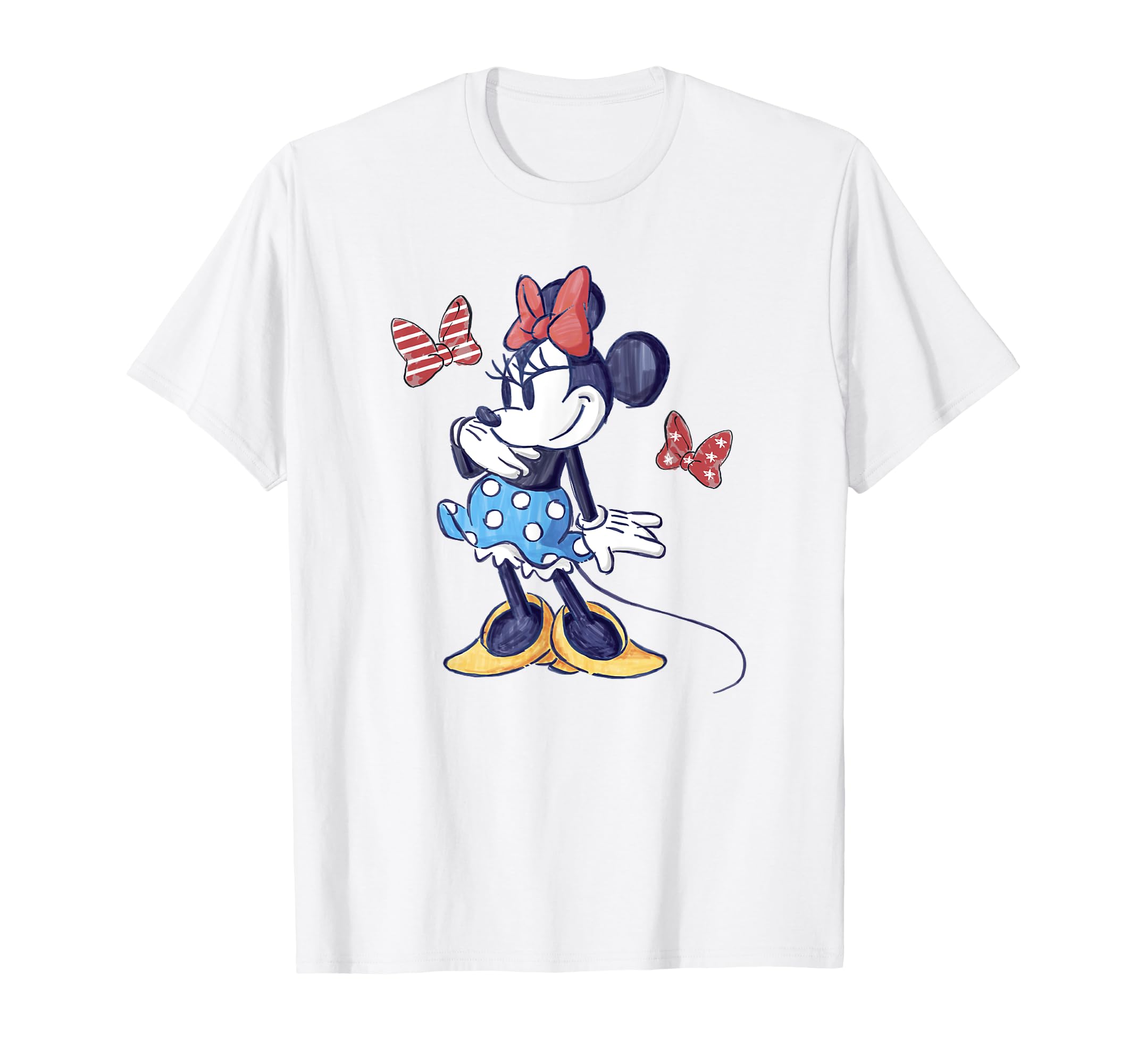 

Disney Minnie Mouse Classic Cheeky Pose Vintage Logo T-Shirt