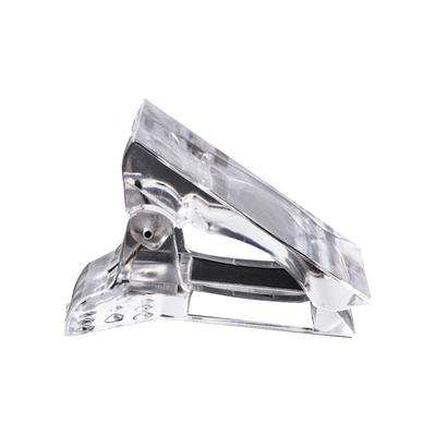 5PCS Extension Clamp Tip Plastic Transparent Clamp Manicure Mold Fixed Clip Manicure Accessory