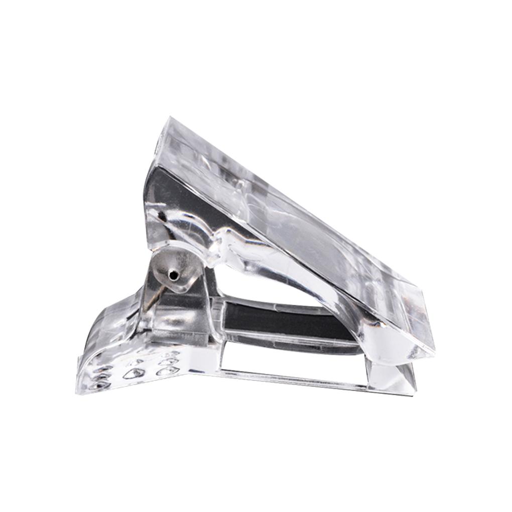 

5 ШТ. Зажим-насадка для наращивания, пластиковый прозрачный зажим, форма для маникюра, фиксирующий зажим, аксессуар для маникюра