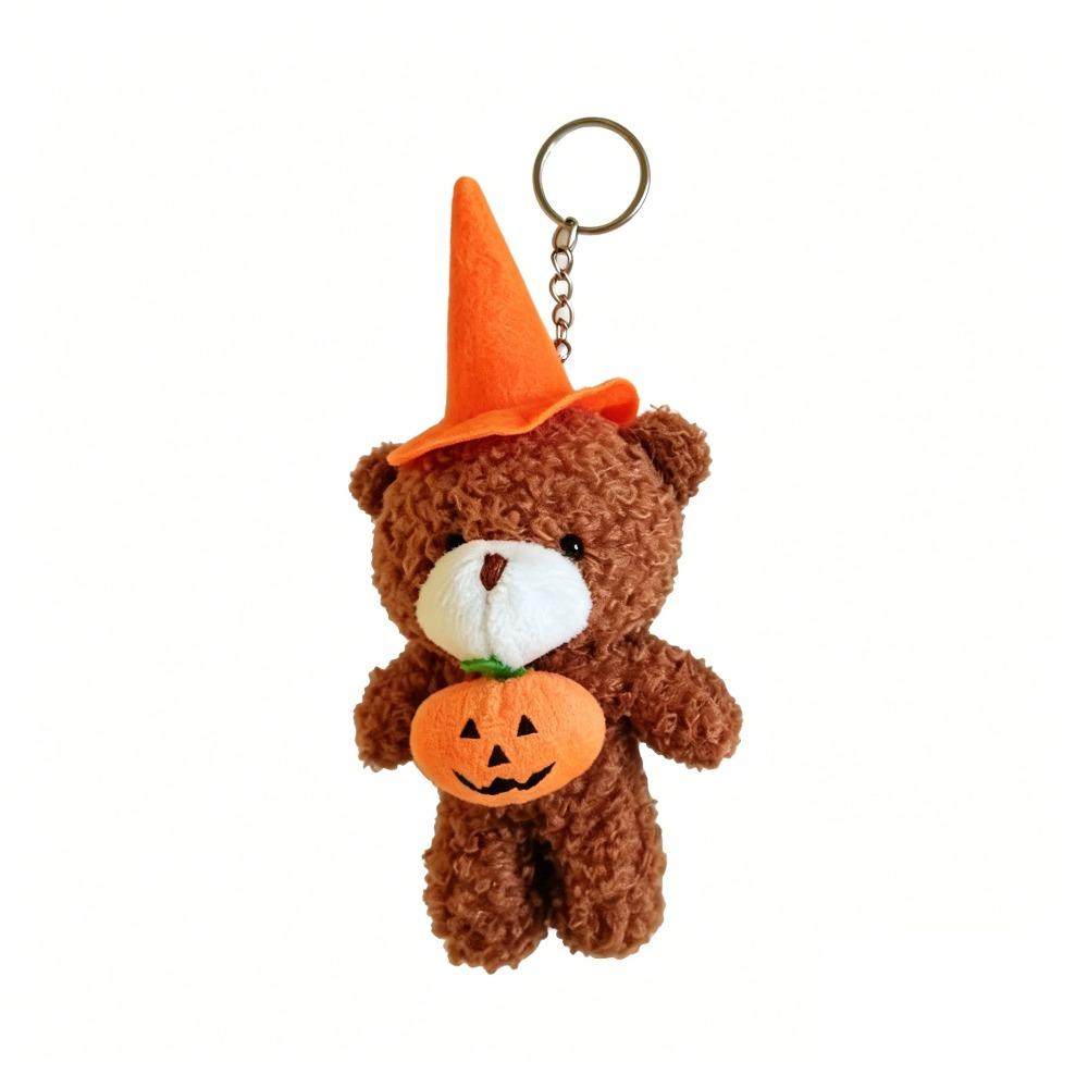 DIY Halloween Plush Pendant Kawaii Bear Plush Doll Little Bear Plush Keychain  Phone Accessories