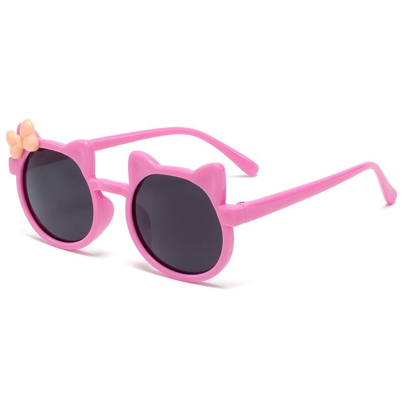 Children'S Sunglasses Cute Bow Cartoon Children'S Fun Sunglasses Shading Girls Sunglasses Multi-Color