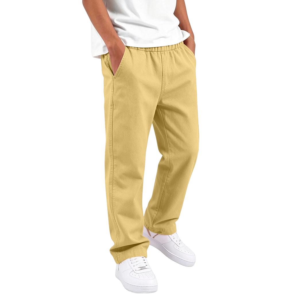 Kids High Waist Yoga Pants, Color Stretch, Elastic Waistband, Casual for Running Dance Fitness