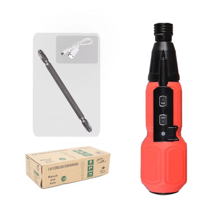 

Electric Screwdriver Set 3.6V Cordless Screwdriver LED Shadowless Lighting Rechargeable for Household Repair Accessories