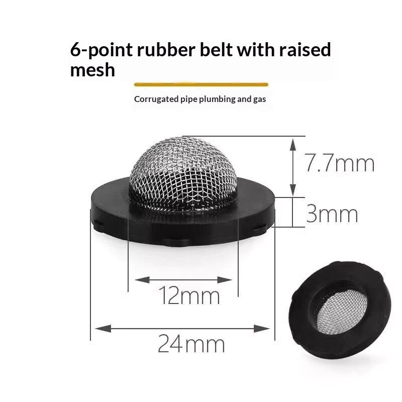 10Pcs O-Ring Seal Hose Gasket Rubber Faucets Filter Pads Shower Hose Filter High Temperature Resistant Faucet Strainer Tools