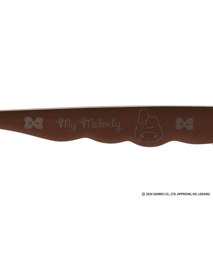 Glasses Eye Exam Fashion Prescription Lens Prescription and Cute and Sanrio Characters Brown [Zoff] Wellington-style Eyeglasses, Adjustment,