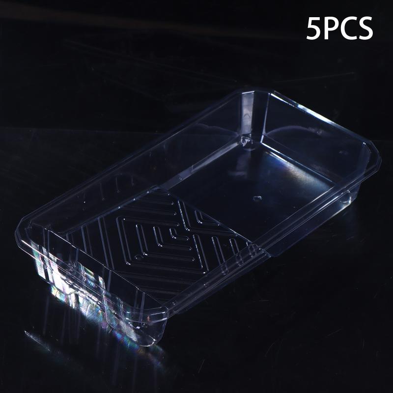 

5/10Pcs Disposable 4 Paint Pads Plastic Material Use With 4 Oil Tray, Eco-Friendly And Economical Conven A1