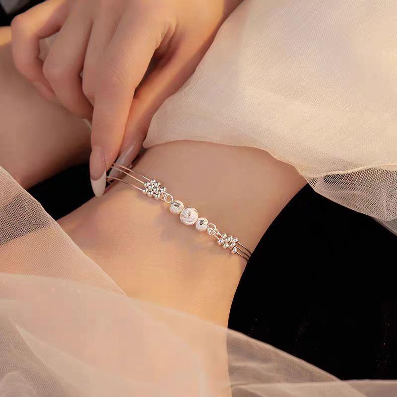 

Браслет на щиколотку Sansheng III, новая модная высококачественная женская цепочка на ногу Foot silver