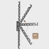 Folding Clothes Hanger Wall Mount Foldable Clothes Rack Hanger Strong Load Bearing Rustproof Punch Free Coat Hook For Laundry