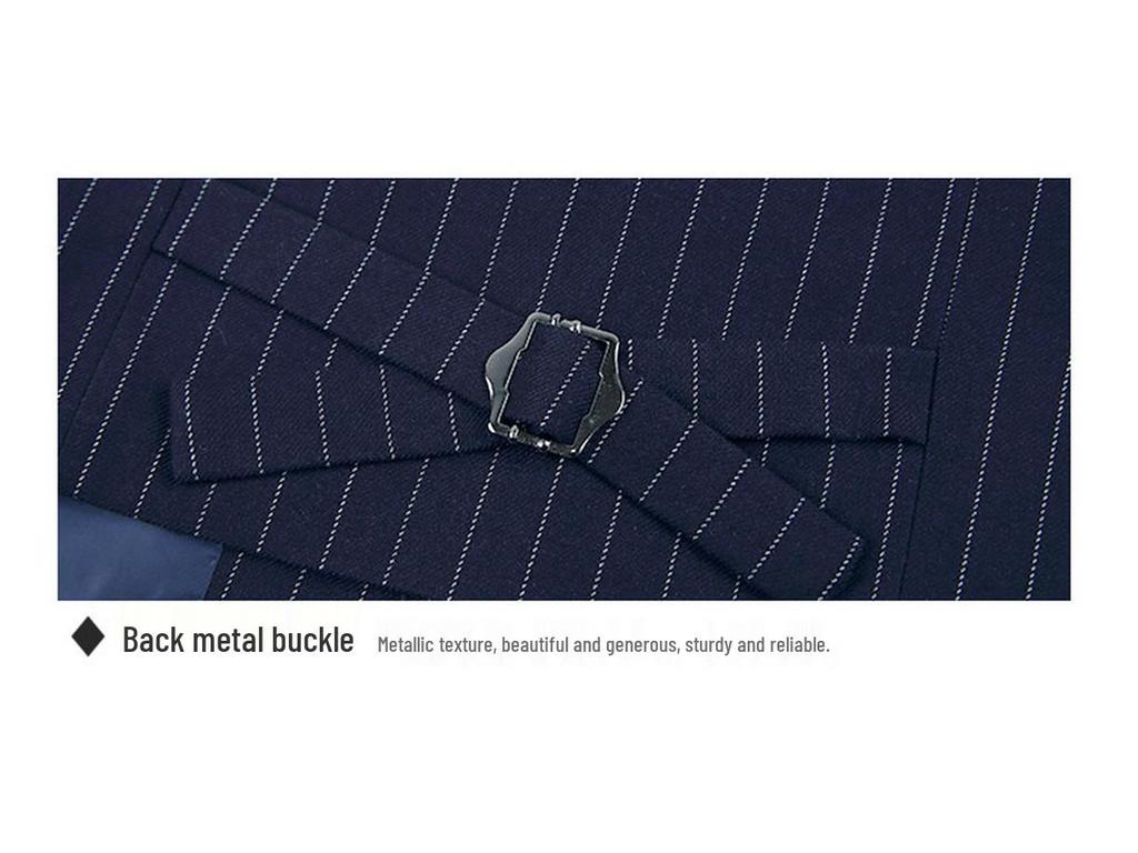 2022 Autumn/Winter Boys' Striped Blazer Suit Set - Formal Wear for Flower Boys and Hosts