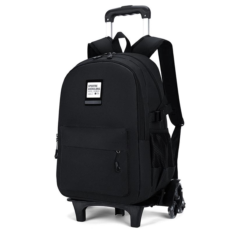 Wasserabweisender Trolley-Rucksack für die Klassen 3-6: Geräumig, mit Rollen, für Grundschüler