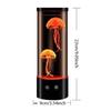 9-Inch LED Jellyfish Lamp: Seven-Color Night Light for Relaxing Atmosphere
