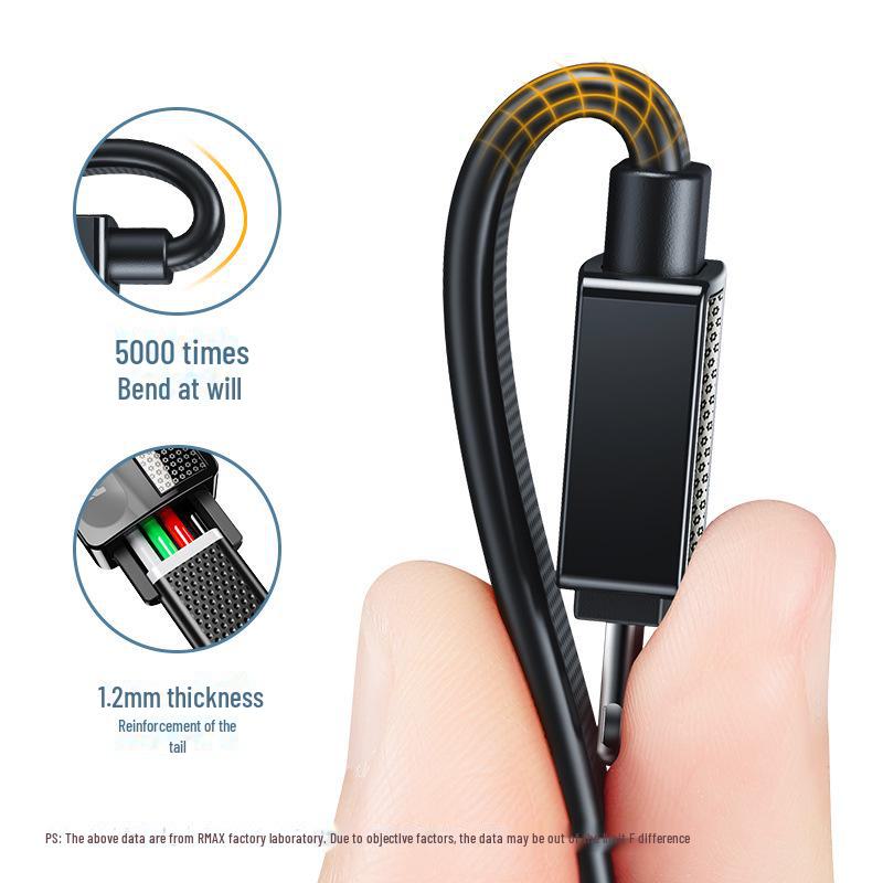 REMAX Ruiliang Platinum Wing Pro Data Cable for Android, Apple, Type-C - Single-Head Charging