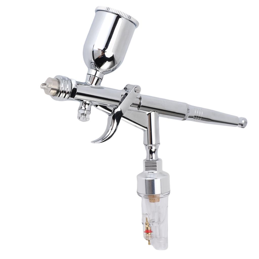 Airbrush Set Double Action Gravity Feed with 0.3mm Rapid Release Nozzle 15cc Cup Painting Drawing Art Supplies