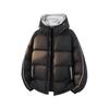 2026 Winter Thick Cotton Couple Puffer Coat Outdoor Color Block Hooded Warm Jacket Men Women