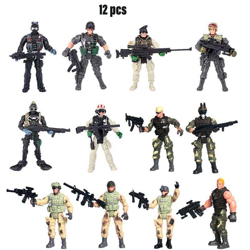 

Силы Специального Назначения Солдаты Боевого Спецназа Фигурки Игрушки Тело Съемное