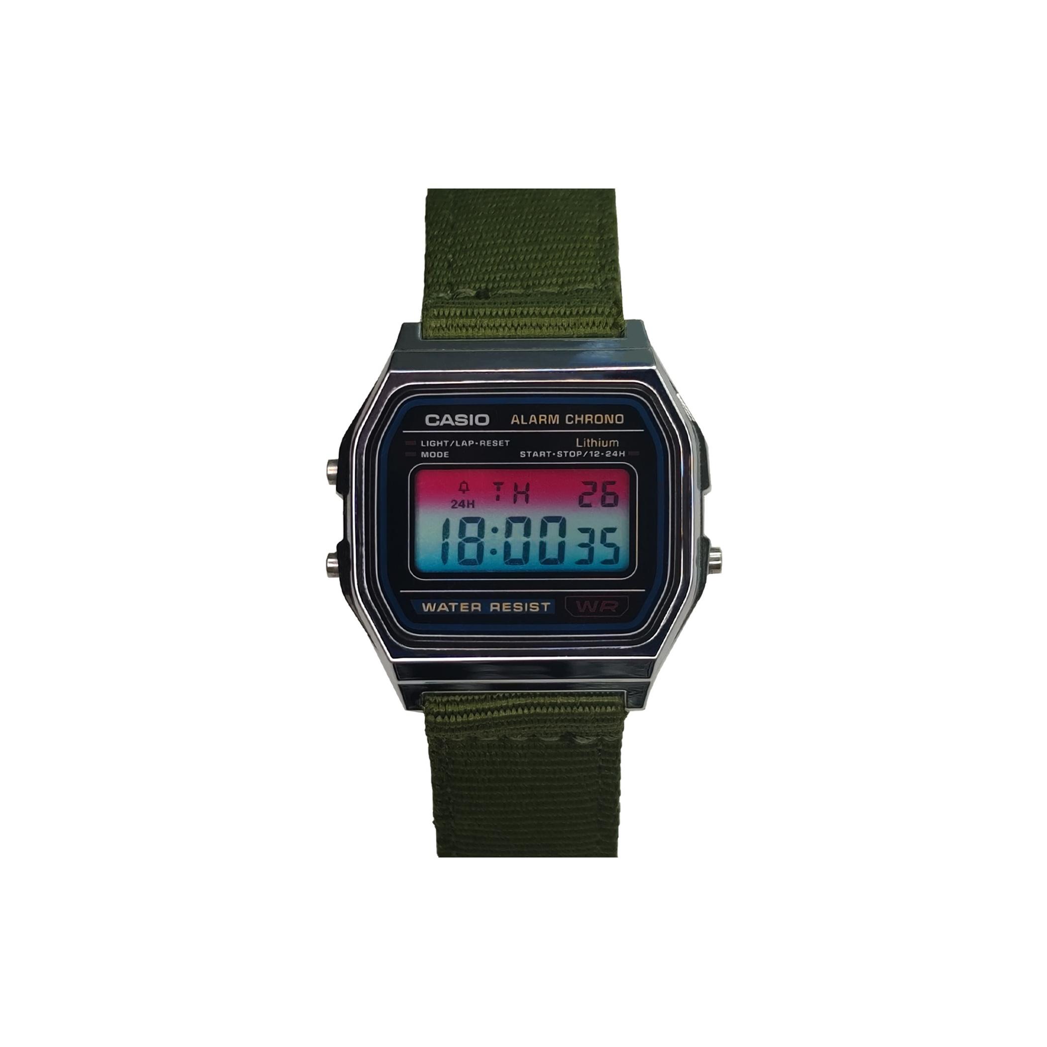 CASIO Unisex YOUTH Black Watch A158WA-1(Watch3--) Regular Watch Box