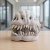 3D Dinosaur Skeleton Costume Set Halloween Realistic Dinosaur Headgear Plush Skeleton Dinosaur Costume For Men Women Kids Adults
