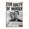 Kray Twins Famous Gangsters News Metal Plaque Plates Designs Cinema Personalized Decoration Tin Sign Poster