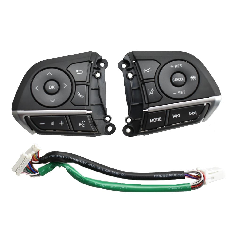 

Ruili34 Многофункциональный руль, кнопки круиз-контроля, переключатель для Toyota Corolla Avalon Camry RAV4 left right