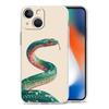 Phone Case For iPhone 17 Air Cases iPhone 16 15 12 13 14 Pro Max SE 7 8 Plus iPhone11 Clear Soft Cover Blossom Pink Snake