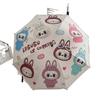 Bubble Mate Labubu Vinyl Sunshade Sunscreen Rain and Sunny Dual-purpose Folding Household Umbrella