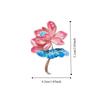 Elegant Flower Enamel Brooches Vintage Lapel Pin New Lotus Brooch for Women  Cloth Accessories