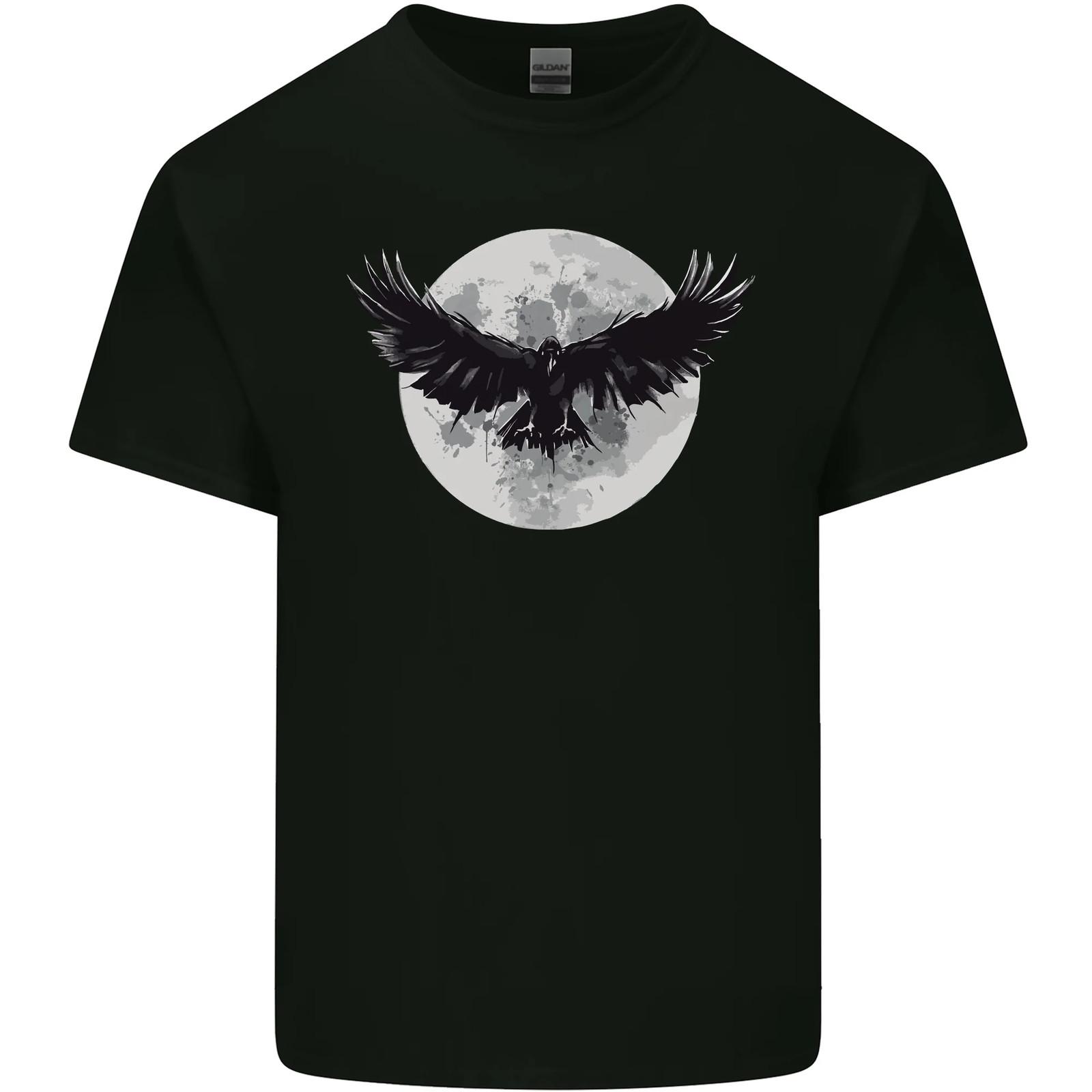 26 Raven Moon Vikings Mens Cotton T-Shirt Tee Top Unisex T-Shirt M