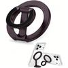 MagSafe Magnetic Phone Grip Stand 360° Rotating Foldable Finger Ring Holder with Dual-Sided Magnet Removable Kickstand for MagSafe Car Mount Desk